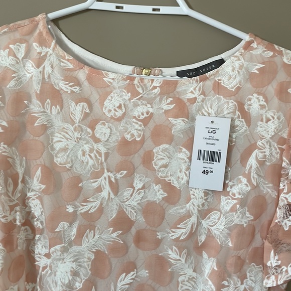 Flutter sleeve lace dress SUZY SHIER - Picture 5 of 11